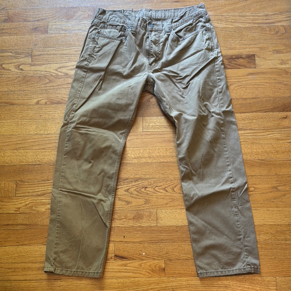 Men's Levi 514  Tan Pants